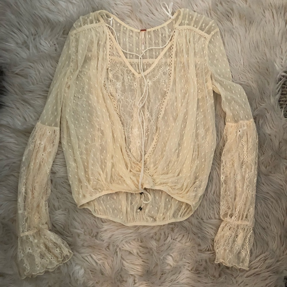 Free People Lace Top